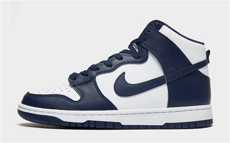 nike dunk high white midnight navy|nike dunk high obsidian.